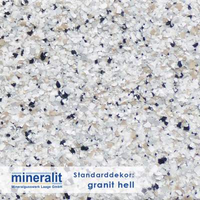 - granit hell - Mineralit Standarddekor
